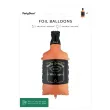 dekoracja na 18 30 40 50 60 70 urodziny wieczor kawalerski balon foliowy butelka whisky cheers