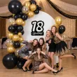 dekoracja na 18 urodziny duza liczba znak napis do przyklejenia glamour birthday 40 5x45 cm