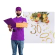 dekoracja na 18 urodziny organza bieznik na stol na 30 urodziny bialy zloty 275 x 28 cm