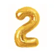 dekoracja na 2 12 20 25 urodziny balon foliowy cyfra 2 zloty ciemny duzy 33 dgt