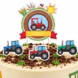 dekoracja na 2 3 4 5 6 7 8 9 10 11 12 13 urodziny topper na tort traktor imie rolnik wies x4