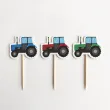 dekoracja na 2 3 4 5 6 7 8 9 10 11 12 13 urodziny topper na tort traktor imie rolnik wies x4