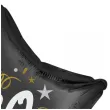 dekoracja na 30 urodziny balon foliowy gwiazda glamour czarny 18 str