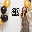 dekoracja na 30 urodziny duza liczba znak napis do przyklejenia glamour birthday 43 5x45 cm