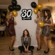 dekoracja na 30 urodziny duza liczba znak napis do przyklejenia glamour birthday 43 5x45 cm