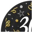 dekoracja na 30 urodziny talerzyki papierowe beauty charm godan 18 cm 6 szt