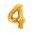 dekoracja na 4 14 40 45 urodziny balon foliowy cyfra 4 zloty ciemny duzy 33 dgt
