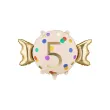 dekoracja na 5 urodziny balon foliowy cukierek do girland kremowo zloty 30 shp