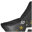 dekoracja na 50 urodziny balon foliowy gwiazda glamour czarny 18 str