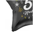 dekoracja na 50 urodziny balon foliowy gwiazda glamour czarny 18 str