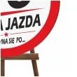 dekoracja na 50 urodziny kierowcy tablica powitalna traffic ostra jazda zaczyna sie po 50