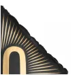 dekoracja na 60 urodziny balon foliowy glamour czarno zloty matowy do girland 20 sqr