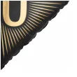 dekoracja na 60 urodziny balon foliowy glamour czarno zloty matowy do girland 20 sqr