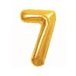 dekoracja na 7 17 70 75 urodziny balon foliowy cyfra 7 zloty ciemny duzy 33 dgt