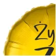 dekoracja na 70 urodziny balon foliowy zycie zaczyna sie po 70 zloty 18 rnd