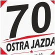 dekoracja na 70 urodziny kierowcy tablica powitalna traffic ostra jazda zaczyna sie po 70