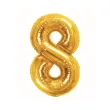 dekoracja na 8 18 80 urodziny balon foliowy cyfra 8 osiemnastka zloty ciemny duzy 33 dgt
