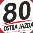 dekoracja na 80 urodziny kierowcy tablica powitalna traffic ostra jazda zaczyna sie po 80
