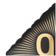 dekoracja na 90 urodziny balon foliowy glamour czarno zloty matowy do girland 20 sqr