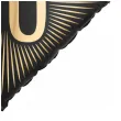 dekoracja na 90 urodziny balon foliowy glamour czarno zloty matowy do girland 20 sqr