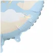 dekoracja na baby shower boy balon foliowy welcome baby niebieski jasny 18 rnd