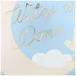 dekoracja na baby shower boy balon foliowy witaj w domu niebieski jasny 18 rnd