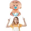 dekoracja na baby shower dla chlopca roczek balon foliowy bobas chlopiec 14 shp
