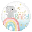 dekoracja na baby shower girl boy balon foliowy slon urodziny roczek chlopca dziewczynki 18