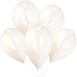 dekoracja na baby shower girl boy chrzest balony stopki kremowe 13 50 szt