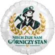 dekoracja na barborke dzien gornika do szkoly balon foliowy niech zyje nam slask apel 4 grudnia
