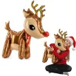 dekoracja na boze narodzenie swieta stojacy balon foliowy renifer rudolf 24 shp