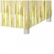 dekoracja na brzeg stolu fredzle zloty jasny godan 80 x 300 cm