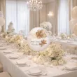 dekoracja na chrzest swiety chlopca dziewczynki personalizowany balon foliowy bezowy mis 18 rnd