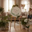dekoracja na chrzest swiety drewniana tablica powitalna personalizowana imie 39 5 cm