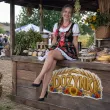 dekoracja na dozynki festyn wiejski festiwal zakonczenie zniw ozdoba na okno drzwi