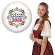 dekoracja na dozynki gminne 2026 balon foliowy kwiaty ludowe ozdoba do girlandy 18 rnd