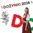 dekoracja na dozynki gminne 2026 baner girlanda papierowa chabry zloty na festyn zniwa