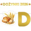 dekoracja na dozynki gminne 2026 baner girlanda papierowa klosy zboz zloty na festyn zniwa