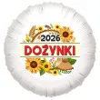 dekoracja na dozynki gminne balon foliowy dozynki 2026 sloneczniki ozdoba do girlandy 18