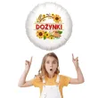 dekoracja na dozynki gminne balon foliowy dozynki sloneczniki ozdoba do girlandy 18 rnd