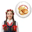 dekoracja na dozynki gminne balon foliowy klosy zboz i chleb ozdoba do girlandy 18 rnd