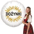 dekoracja na dozynki gminne balon foliowy klosy zboz ozdoba do girlandy 18 rnd