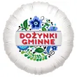 dekoracja na dozynki gminne balon foliowy kwiaty ozdoba do girlandy 18 rnd
