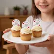 dekoracja na dzien babci i dziadka personalizowany oplatek na muffinki tartaletki kochani 6 szt