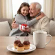 dekoracja na dzien babci i dziadka personalizowany oplatek na muffinki tartaletki kochani 6 szt