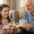 dekoracja na dzien dziadka urodziny oplatek na muffinki tartaletki dziadek potrafi wszystko x6