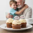 dekoracja na dzien dziadka urodziny oplatek na muffinki tartaletki dziadek potrafi wszystko x6