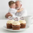 dekoracja na dzien dziadka urodziny oplatek na muffinki tartaletki dziadek potrafi wszystko x6