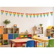 dekoracja na dzien dziecka baner flagi teczowa girlanda diy 4 m