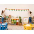 dekoracja na dzien dziecka baner flagi teczowa girlanda diy 4 m